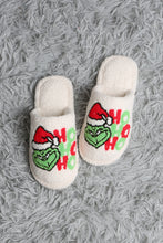 Load image into Gallery viewer, HOHOHO CHRISTMAS PATTERN SLIPPERS 02 / M/L SLIPPERS/SLIDES
