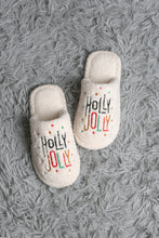 Load image into Gallery viewer, HOHOHO CHRISTMAS PATTERN SLIPPERS 03 / M/L SLIPPERS/SLIDES
