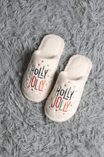 Load image into Gallery viewer, HOHOHO CHRISTMAS PATTERN SLIPPERS SLIPPERS/SLIDES
