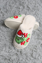 Load image into Gallery viewer, HOHOHO CHRISTMAS PATTERN SLIPPERS SLIPPERS/SLIDES
