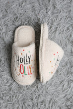 Load image into Gallery viewer, HOHOHO CHRISTMAS PATTERN SLIPPERS SLIPPERS/SLIDES
