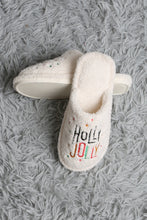 Load image into Gallery viewer, HOHOHO CHRISTMAS PATTERN SLIPPERS SLIPPERS/SLIDES
