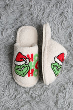 Load image into Gallery viewer, HOHOHO CHRISTMAS PATTERN SLIPPERS SLIPPERS/SLIDES

