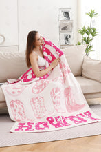 Load image into Gallery viewer, Jcl6040 Pink Throw Blankets
