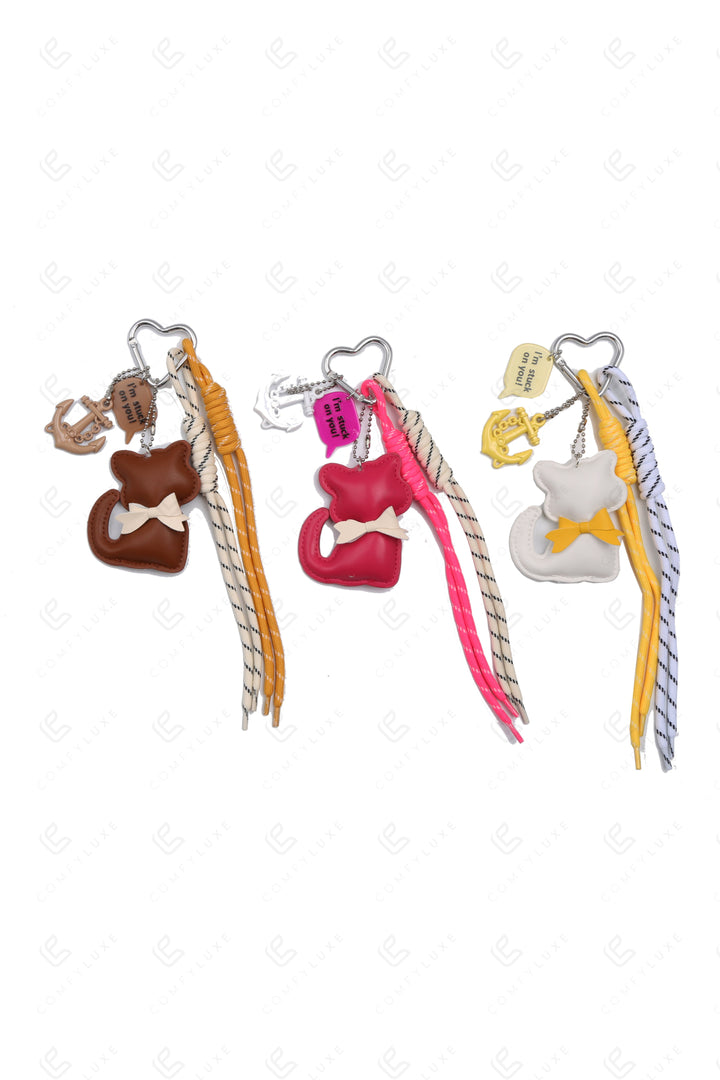 KITTEN KEYCHAIN/BAG CHARM KEYCHAINS