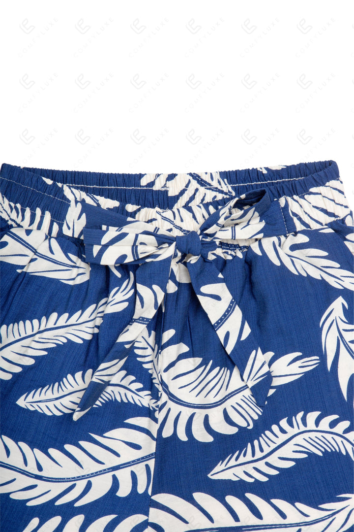 LEAF PATTERN PANTS APPAREL