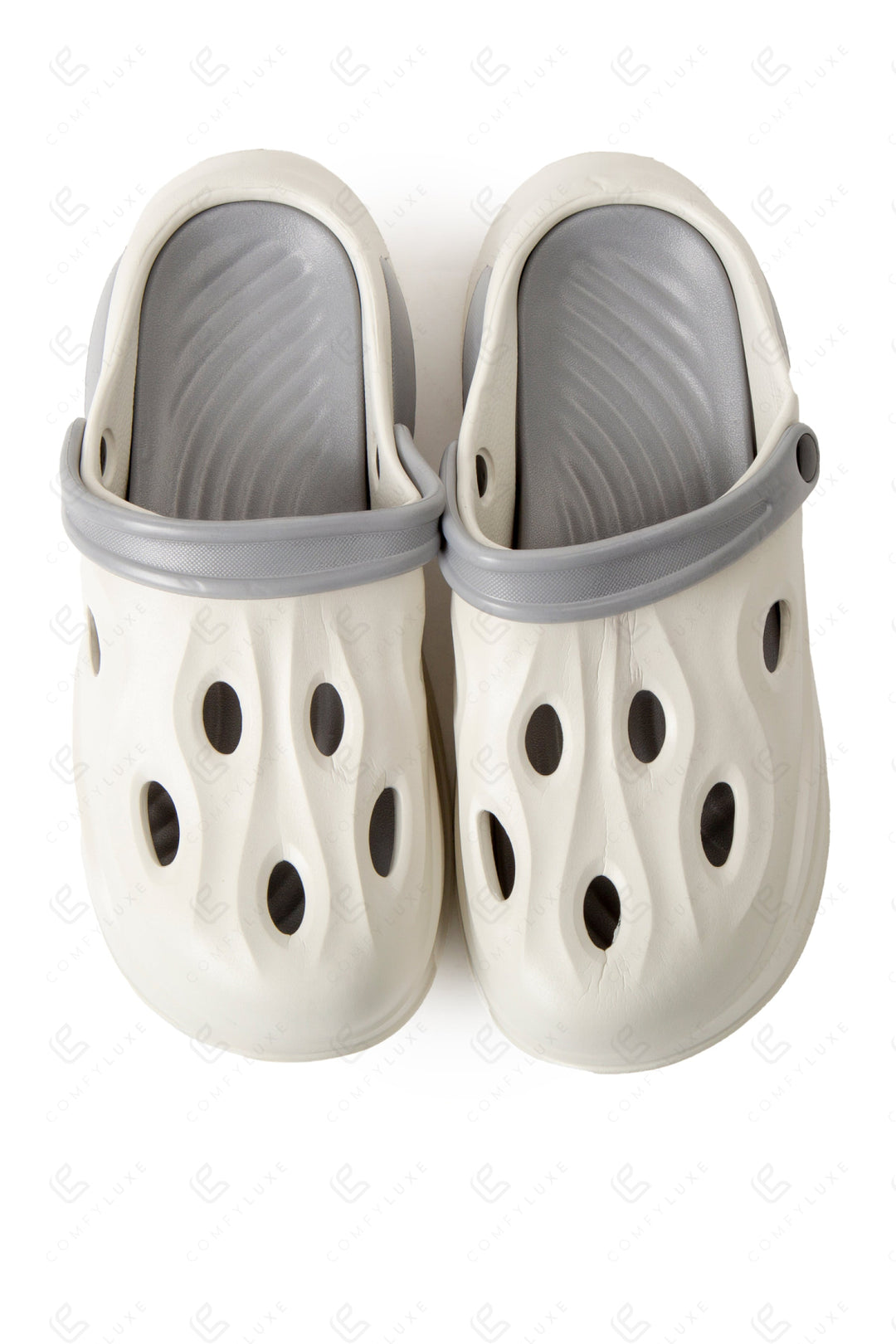 MEN’S DUAL COLOR CLOGS GRAY SLIPPERS/SLIDES
