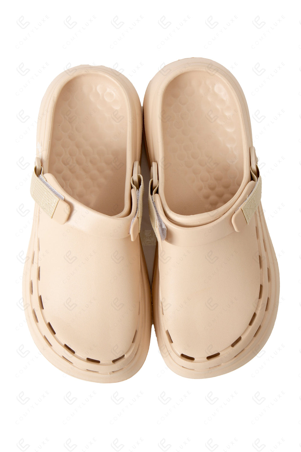 MEN’S SOLID COLOR CLOGS CAMEL SLIPPERS/SLIDES