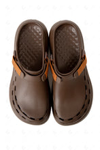 Load image into Gallery viewer, MEN’S SOLID COLOR CLOGS COFFEE SLIPPERS/SLIDES
