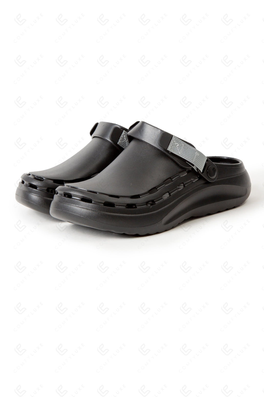 MEN’S SOLID COLOR CLOGS SLIPPERS/SLIDES