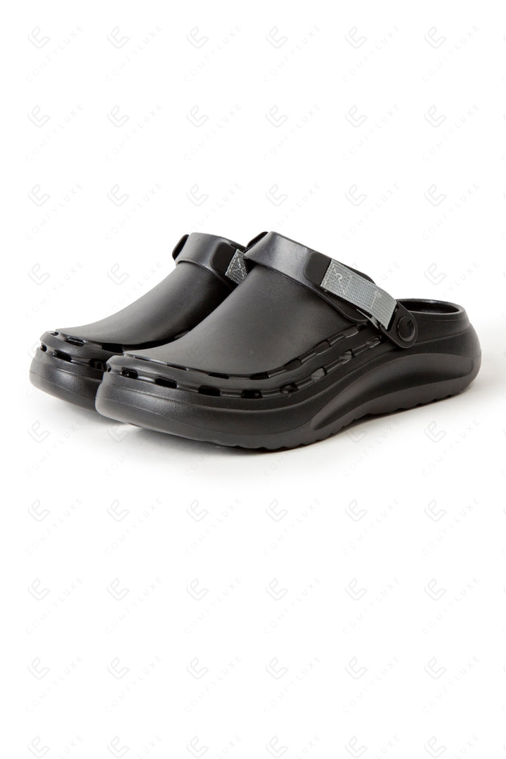 MEN’S SOLID COLOR CLOGS SLIPPERS/SLIDES