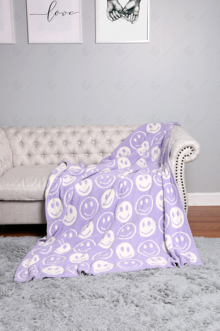 Jcl4303 Lavender Throw Blankets