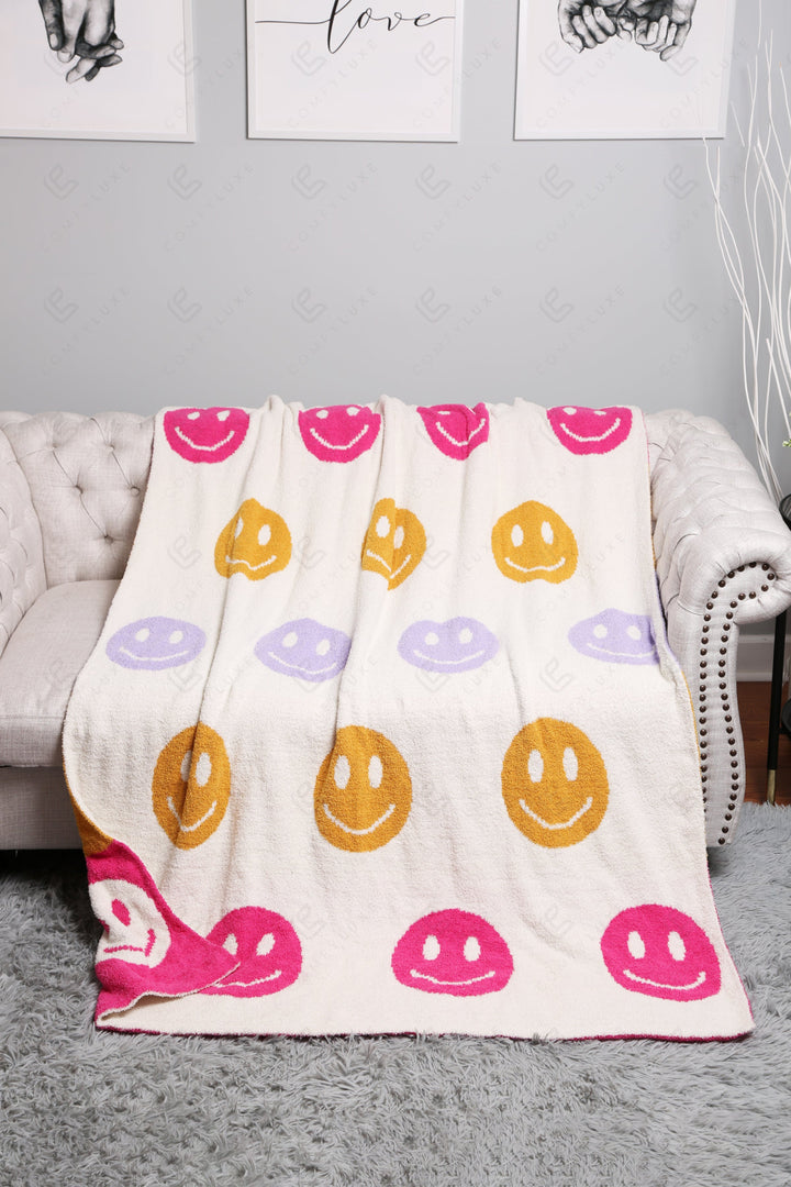 Jcl6011 Fuchsia Throw Blankets