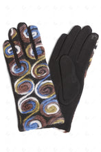 Load image into Gallery viewer, MULTI-COLORED SWIRL PATTERN GLOVES GLOVES

