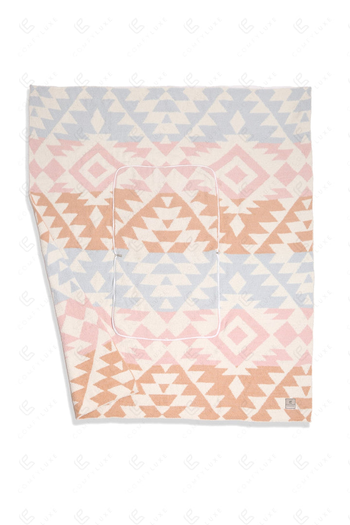 Jcl2023 Pink/Blue Throw Blankets