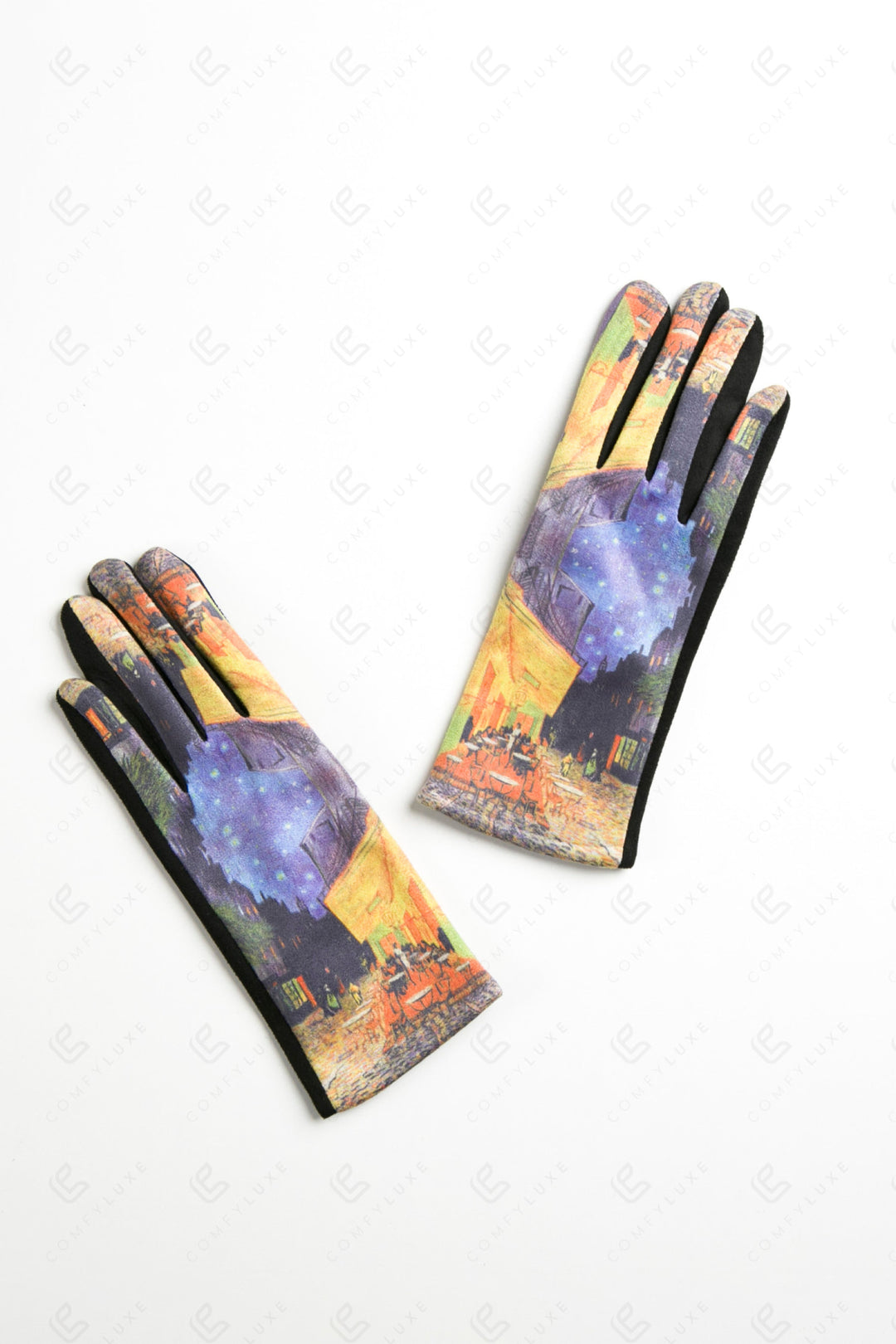 PAINTING-INSPIRED PATTERN GLOVES GLOVES