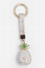 Load image into Gallery viewer, PINEAPPLE KEYCHAIN/BAG CHARM WHITE KEYCHAINS
