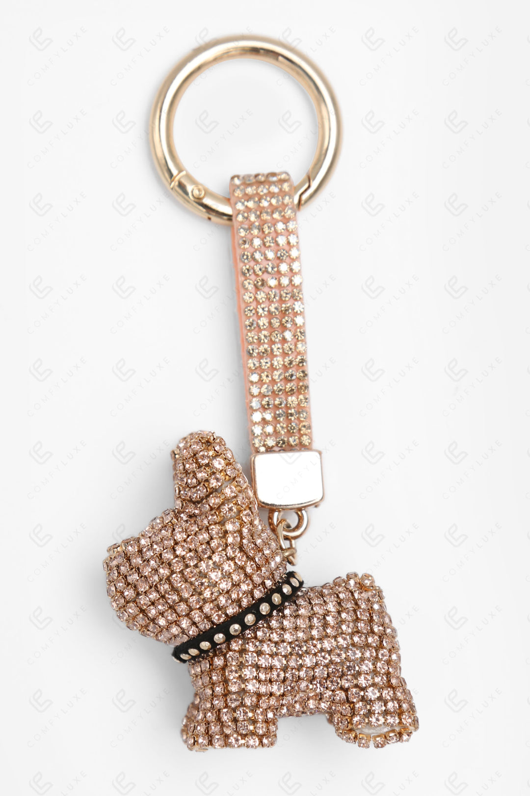 PUPPY KEYCHAIN/BAG CHARM GOLD KEYCHAINS