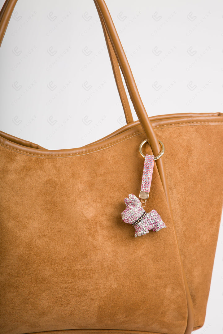PUPPY KEYCHAIN/BAG CHARM KEYCHAINS