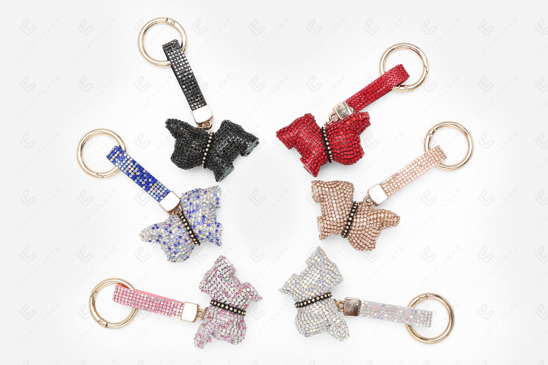PUPPY KEYCHAIN/BAG CHARM KEYCHAINS