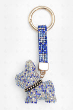 Load image into Gallery viewer, PUPPY KEYCHAIN/BAG CHARM WHITE/BLUE KEYCHAINS

