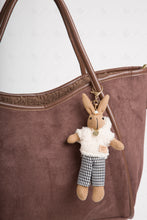 Load image into Gallery viewer, RABBIT IN PANTS KEYCHAIN/BAG CHARM KEYCHAINS
