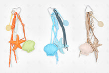 Load image into Gallery viewer, SEASHELL &amp; STARFISH KEYCHAIN/BAG CHARM KEYCHAINS
