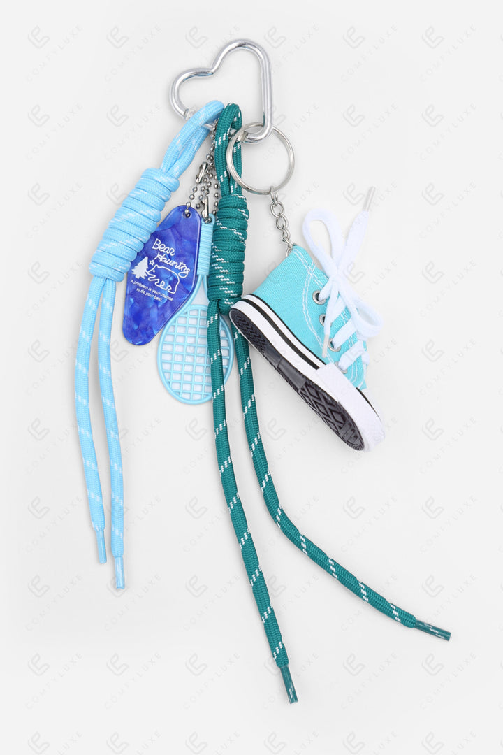 SNEAKER KEYCHAIN/BAG CHARM BLUE KEYCHAINS