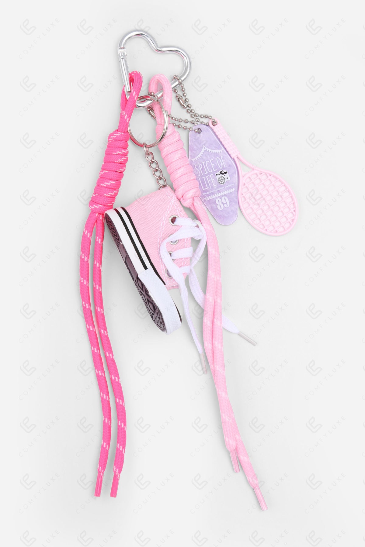 SNEAKER KEYCHAIN/BAG CHARM PINK KEYCHAINS
