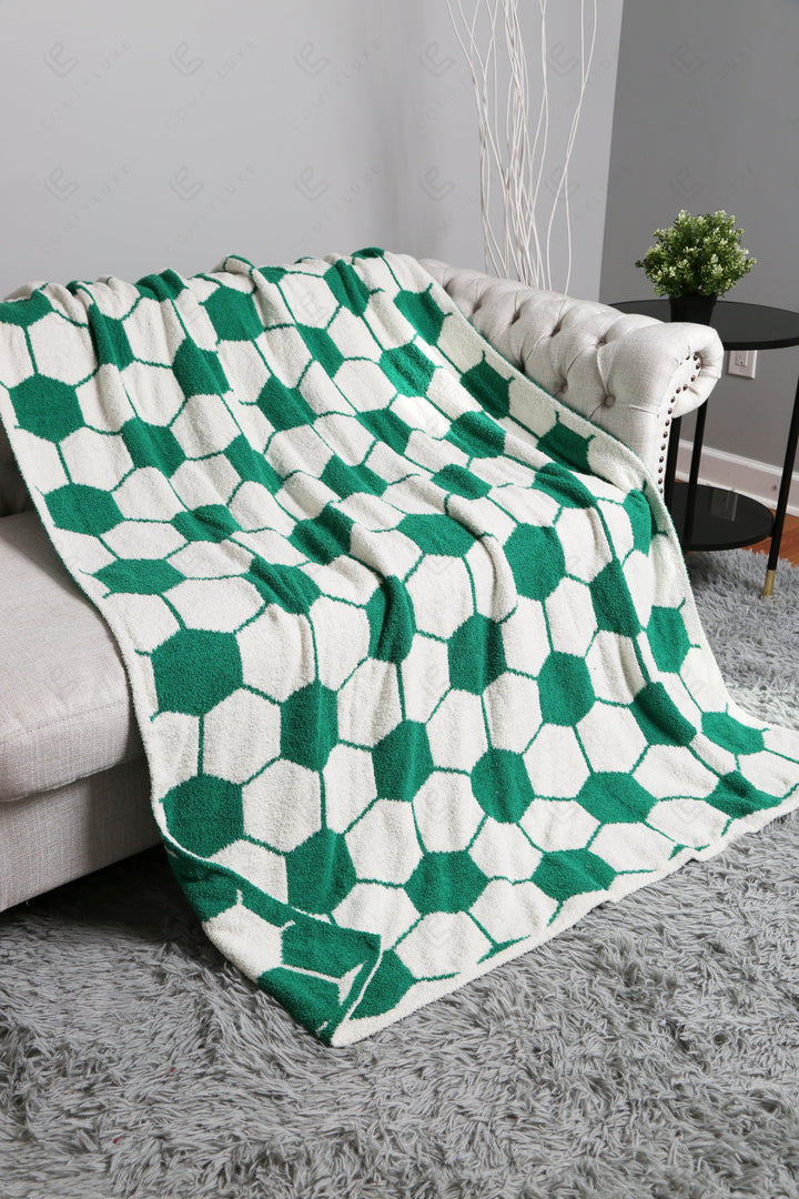 Jcl4328 Green Throw Blankets