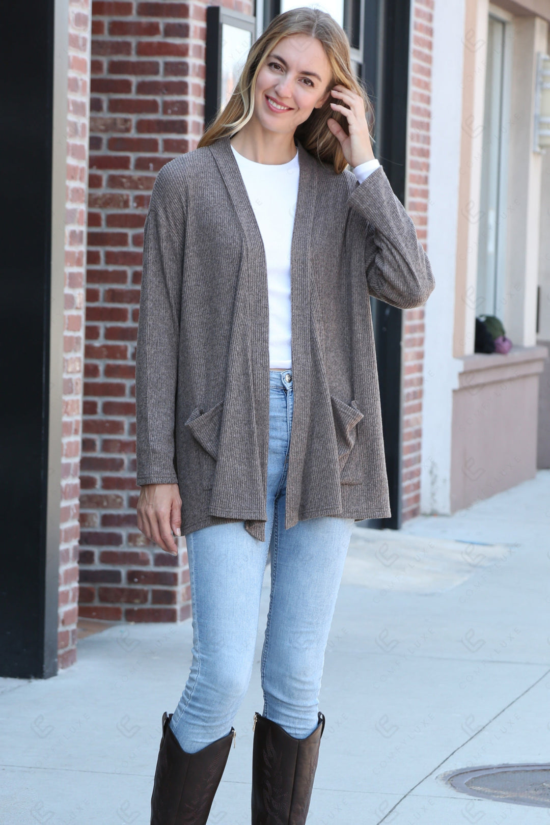 SOLID COLOR CARDIGAN APPAREL