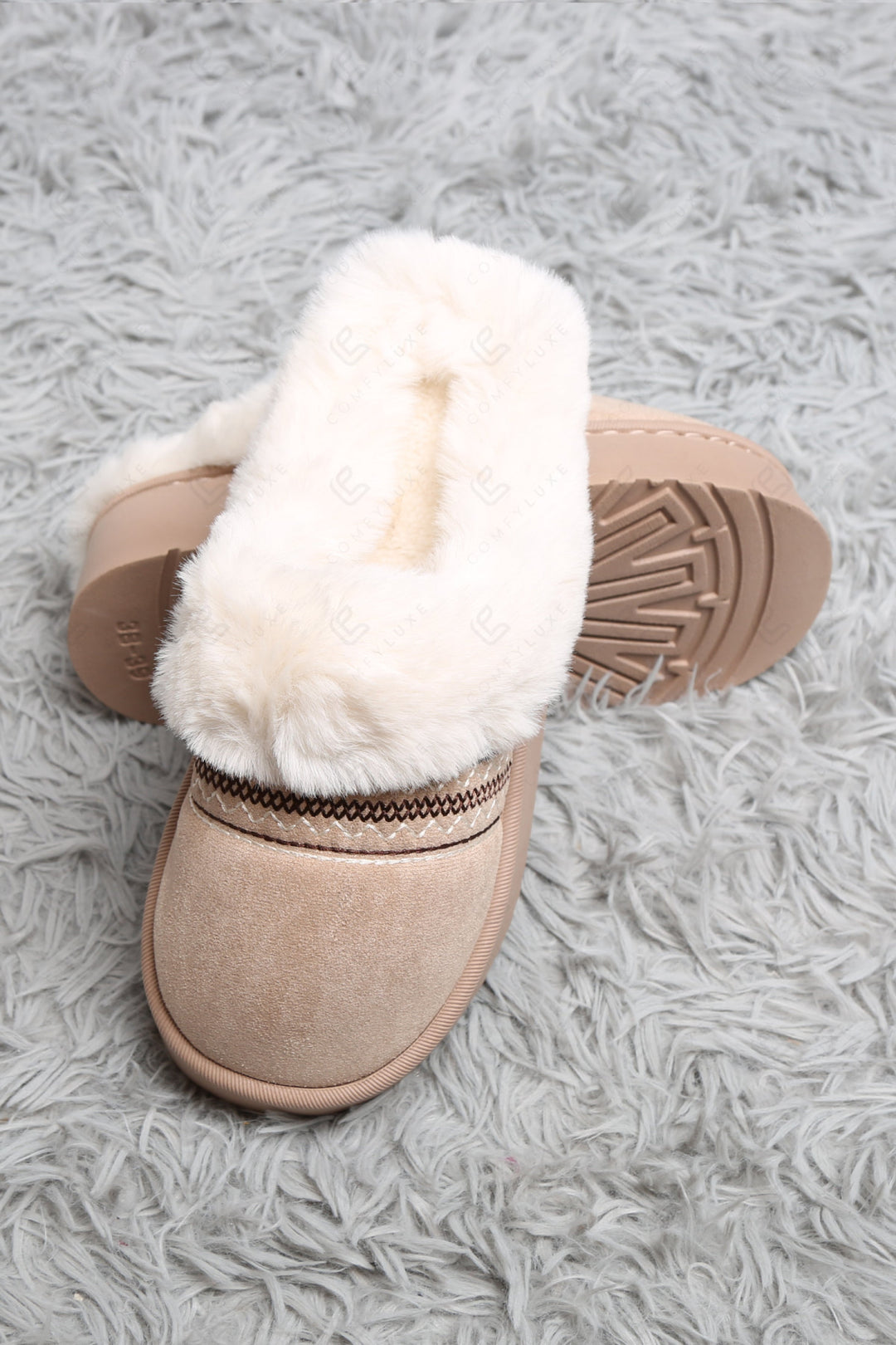 SOLID COLOR &amp; GEOMETRIC PATTERN MULE SLIPPERS SLIPPERS/SLIDES