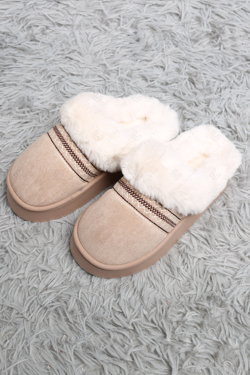 SOLID COLOR & GEOMETRIC PATTERN MULE SLIPPERS SLIPPERS/SLIDES