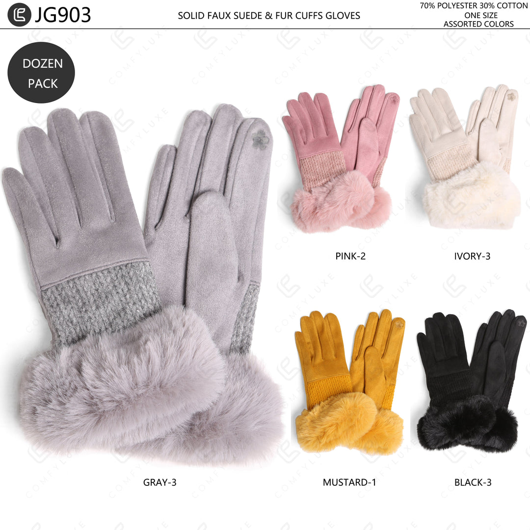 SOLID COLOR GLOVES GLOVES