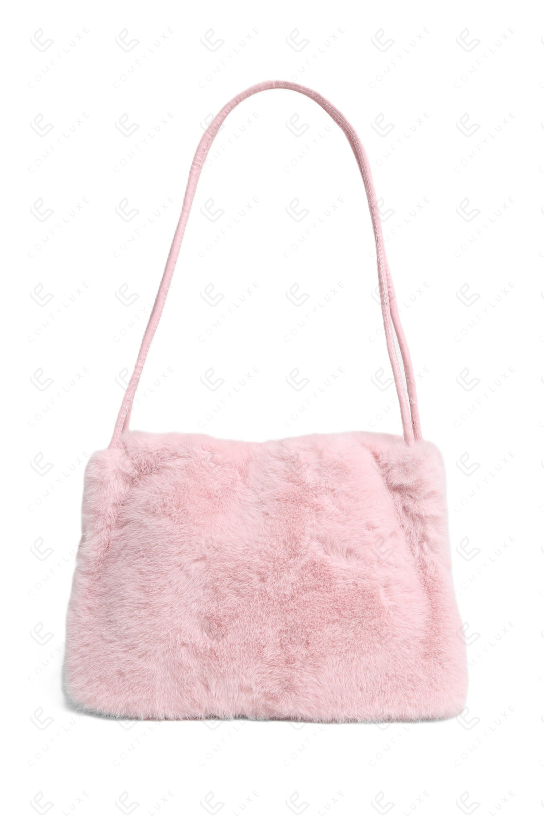 SOLID COLOR HANDBAG PINK BAGS