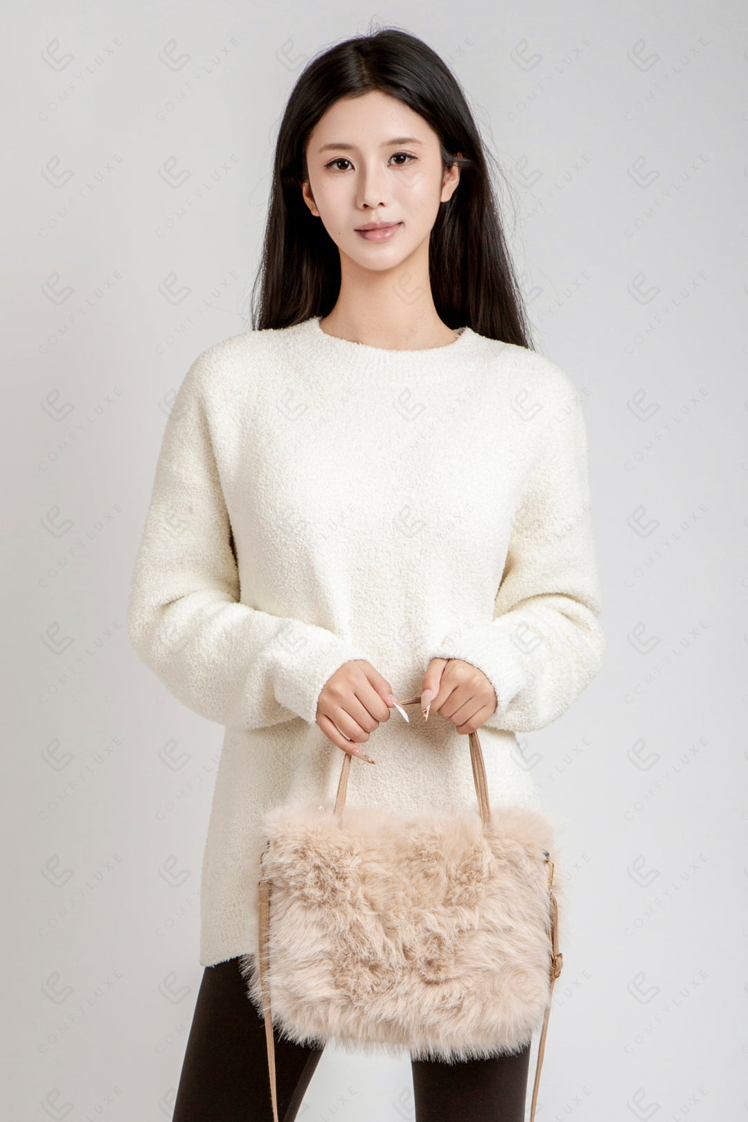 SOLID COLOR HANDBAG BAGS