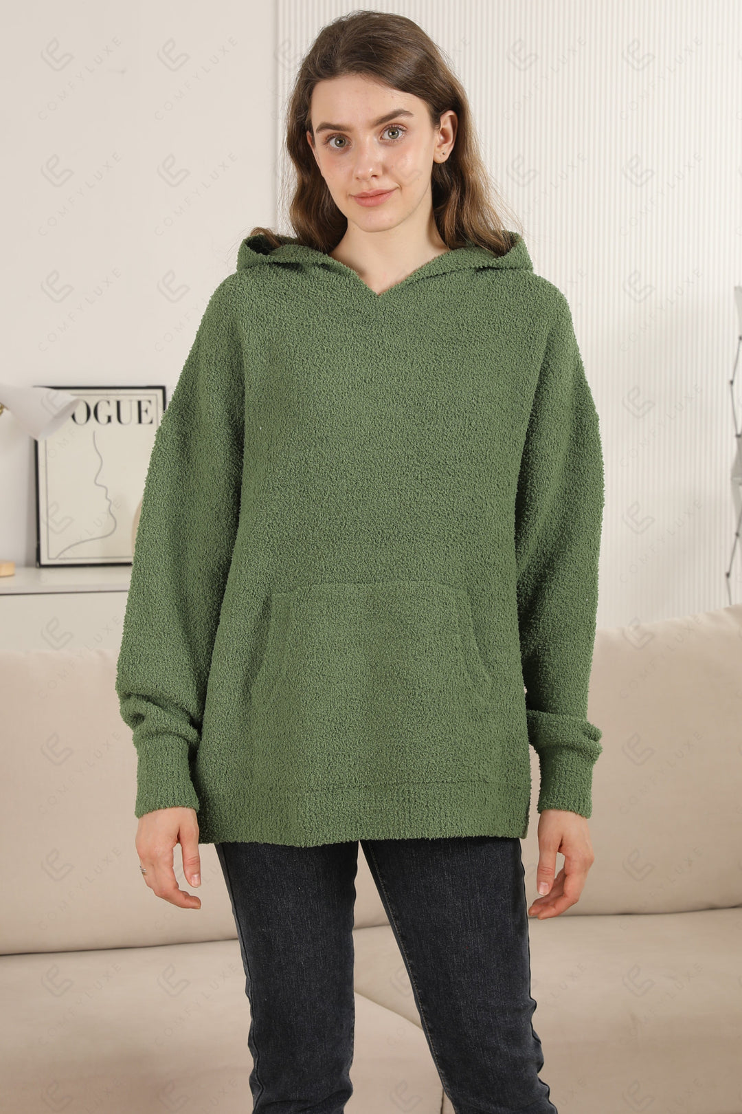 SOLID COLOR HOODIE APPAREL