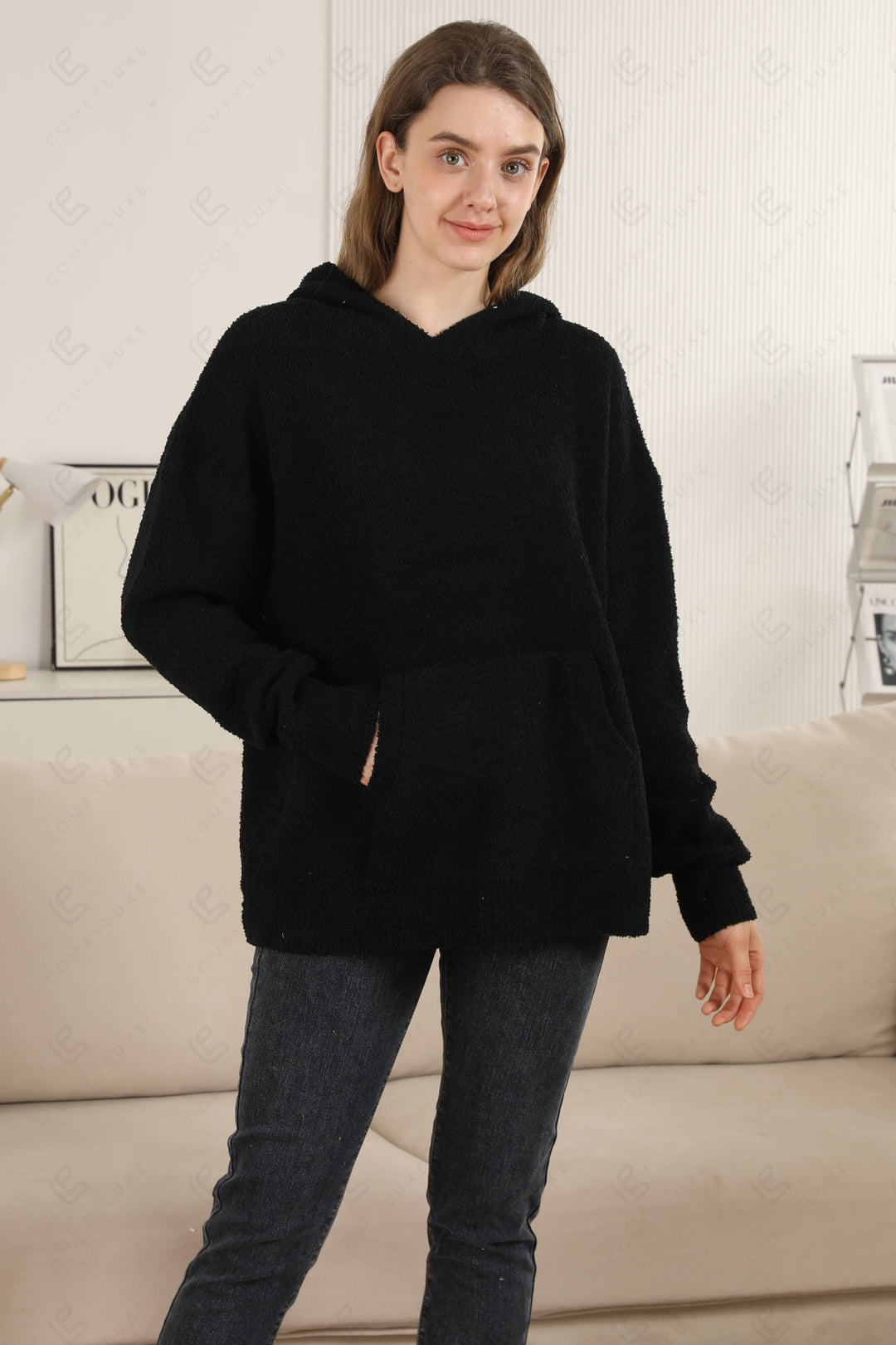 SOLID COLOR HOODIE APPAREL