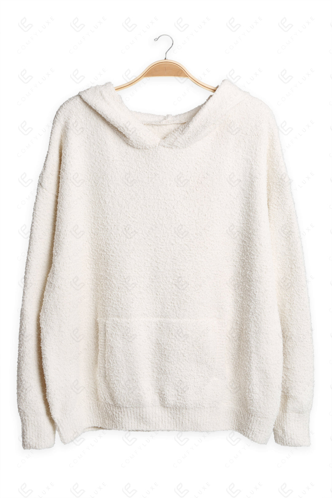 SOLID COLOR HOODIE IVORY APPAREL