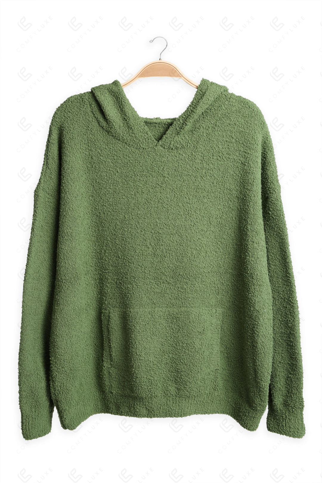 SOLID COLOR HOODIE GREEN APPAREL