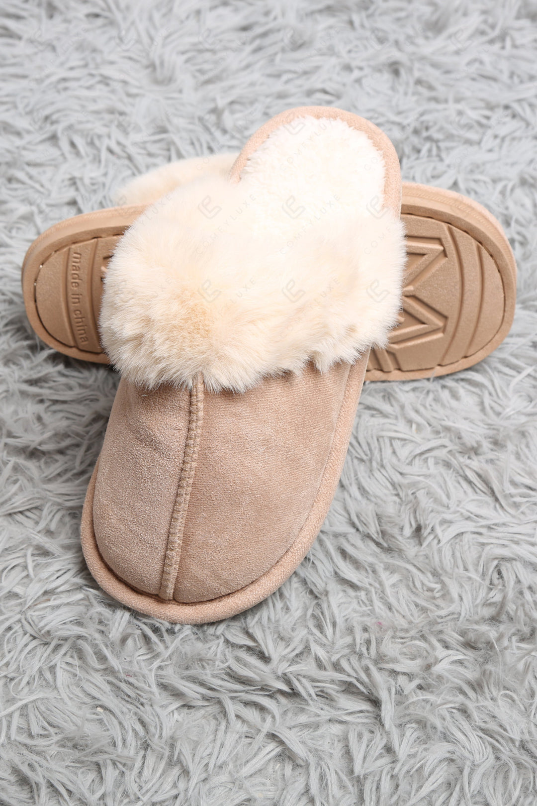 SOLID COLOR MULE SLIPPERS SLIPPERS/SLIDES