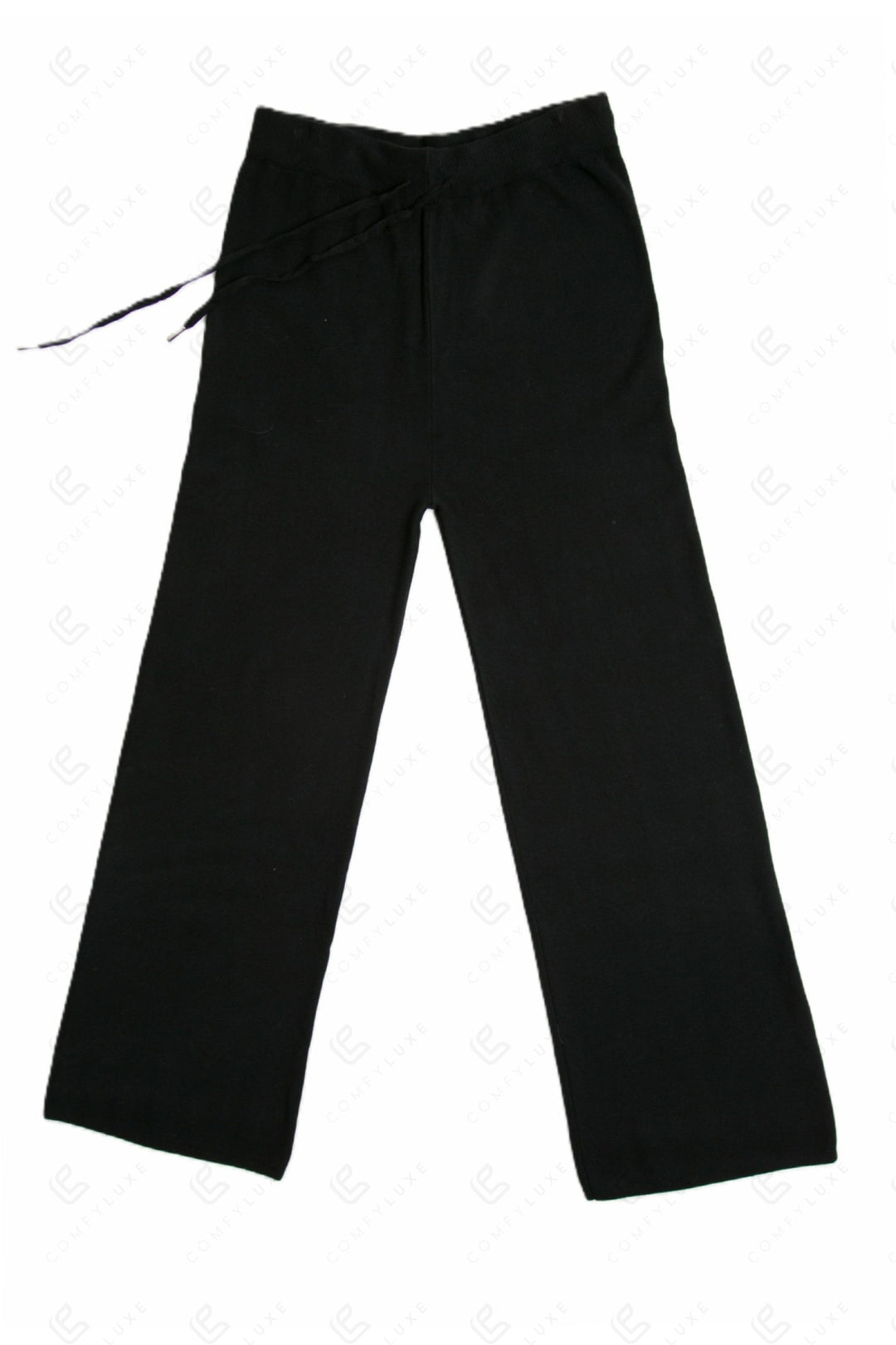 SOLID COLOR PANTS BLACK / M/L APPAREL