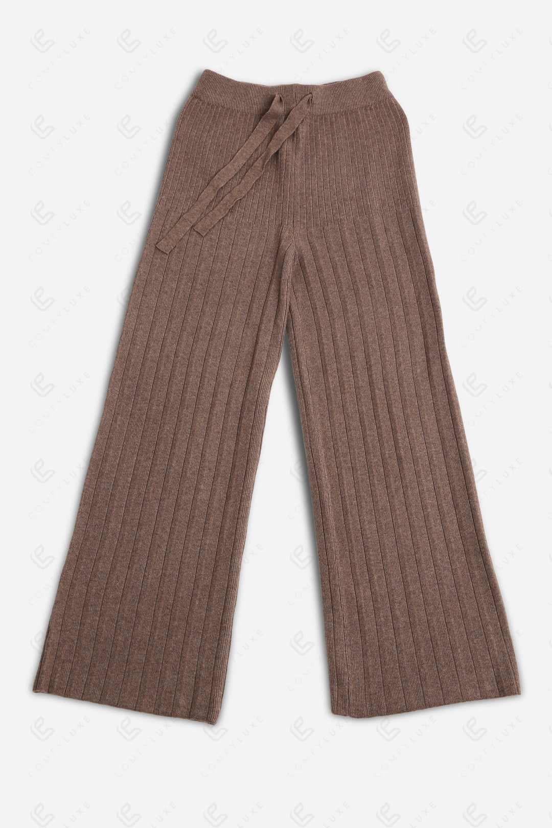 SOLID COLOR PANTS TAUPE APPAREL