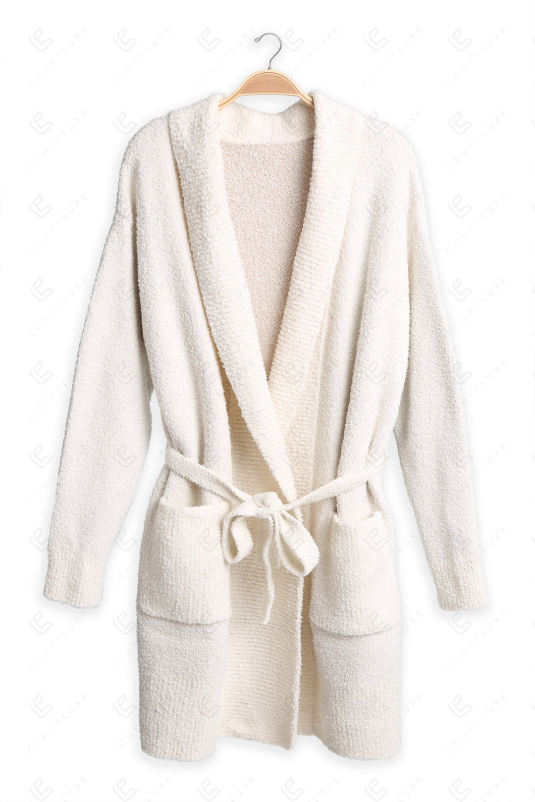 SOLID COLOR ROBE IVORY APPAREL