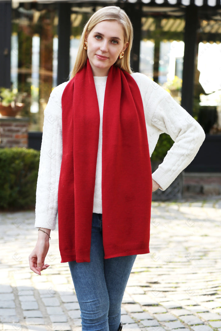 Js2401 Burgundy Scarves