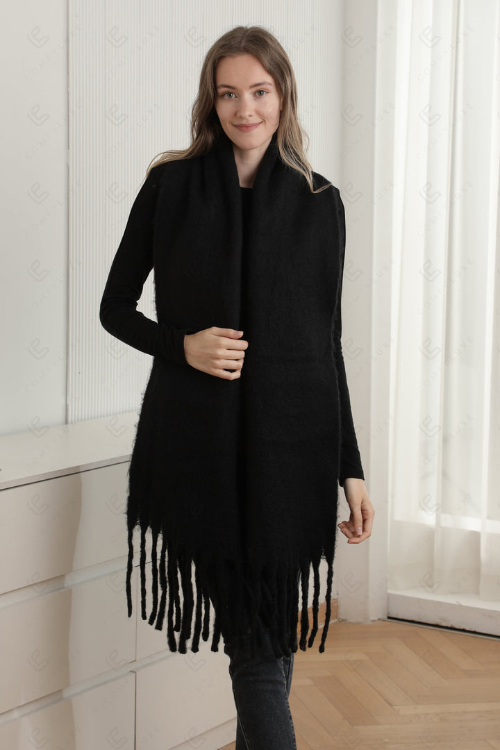 SOLID COLOR SCARF SCARVES