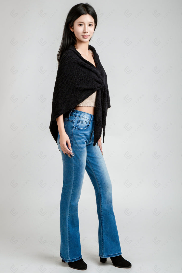 SOLID COLOR SHAWL APPAREL