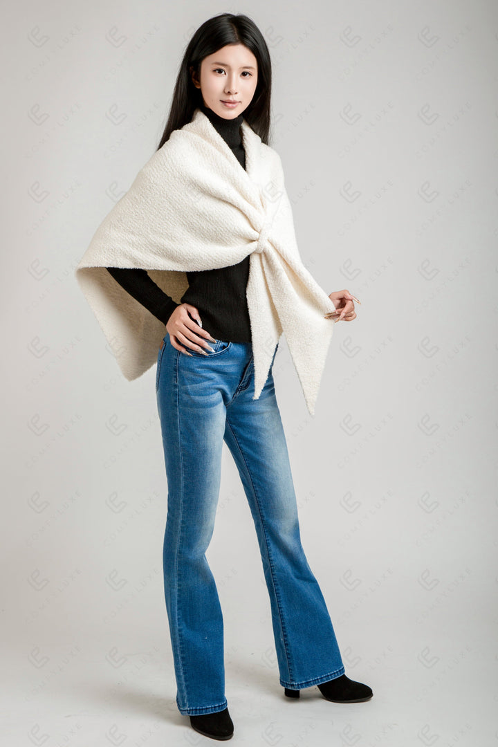 SOLID COLOR SHAWL APPAREL