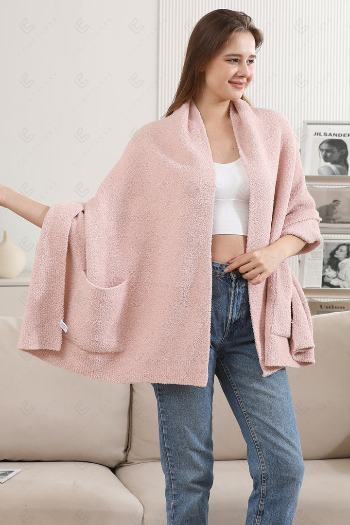 SOLID COLOR SHAWL CARDIGAN APPAREL