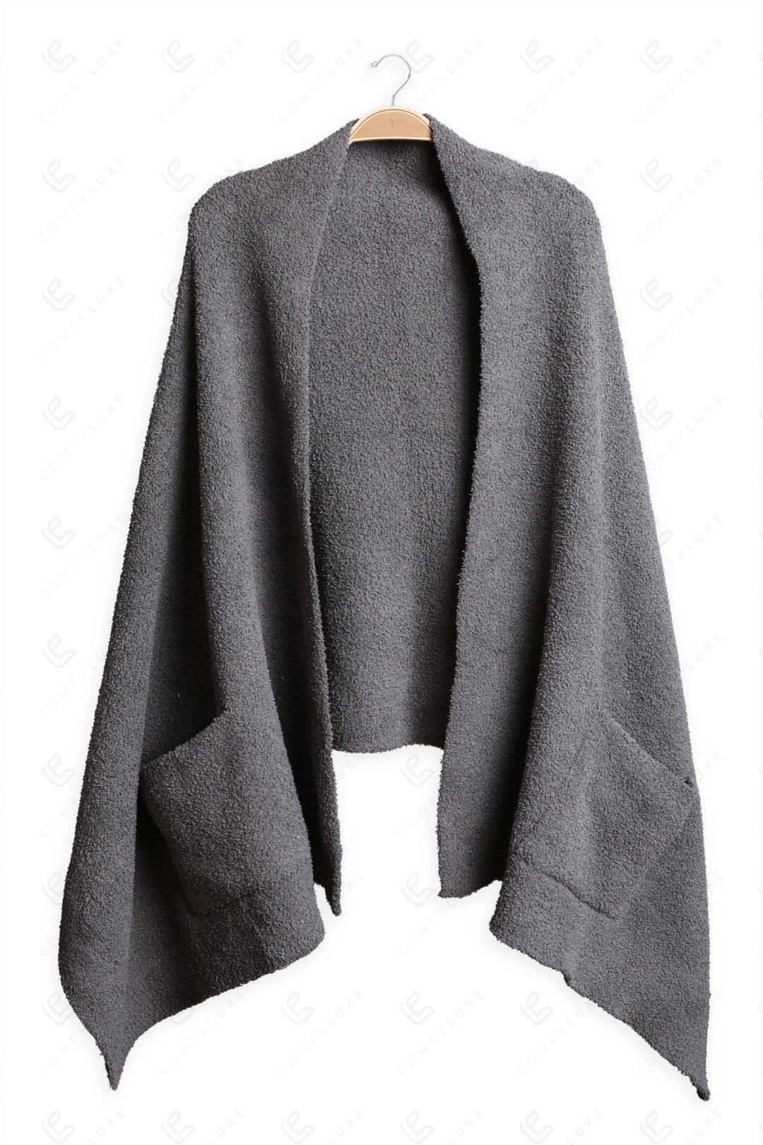 SOLID COLOR SHAWL CARDIGAN APPAREL
